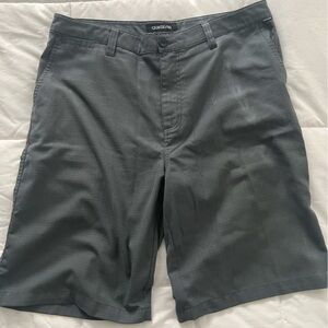 Quicksilver Men's Charcoal Flat Front Shorts